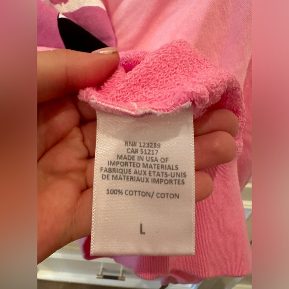 Lauren Moshi Large Pink Open Lip Spalding Sweatshirt. 💗⚡️ - Picture 5 of 5